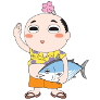日南市の観光キャラクター「にちなんぢゃ様」